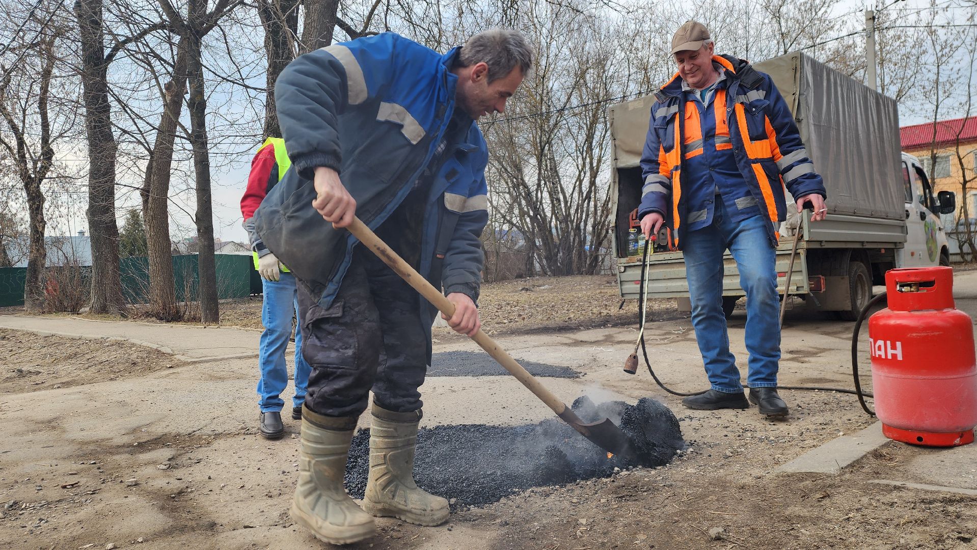 ямочный ремонт