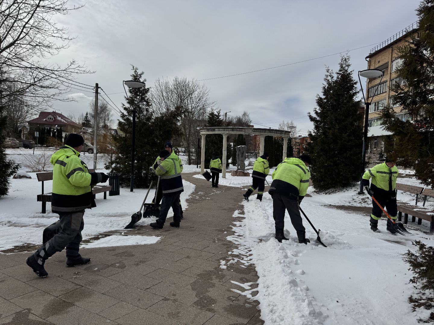 чистка снега