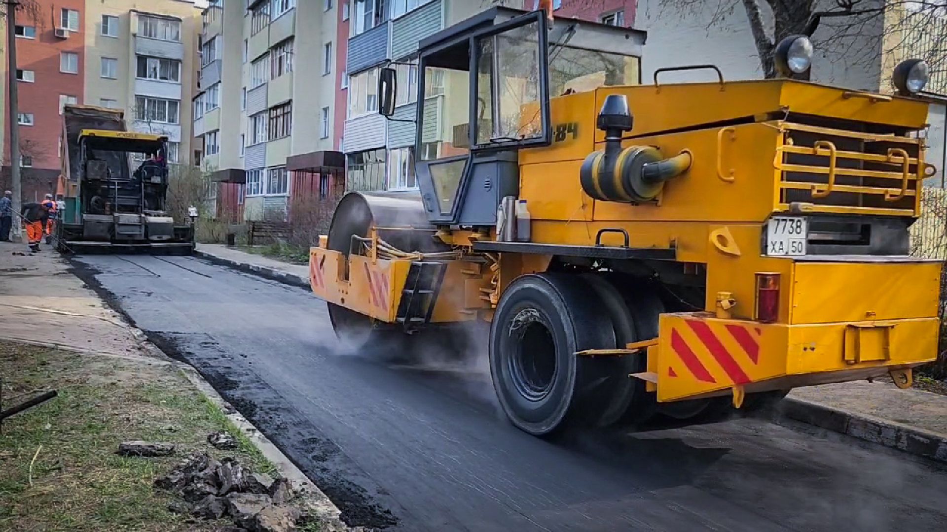 укладка асфальта