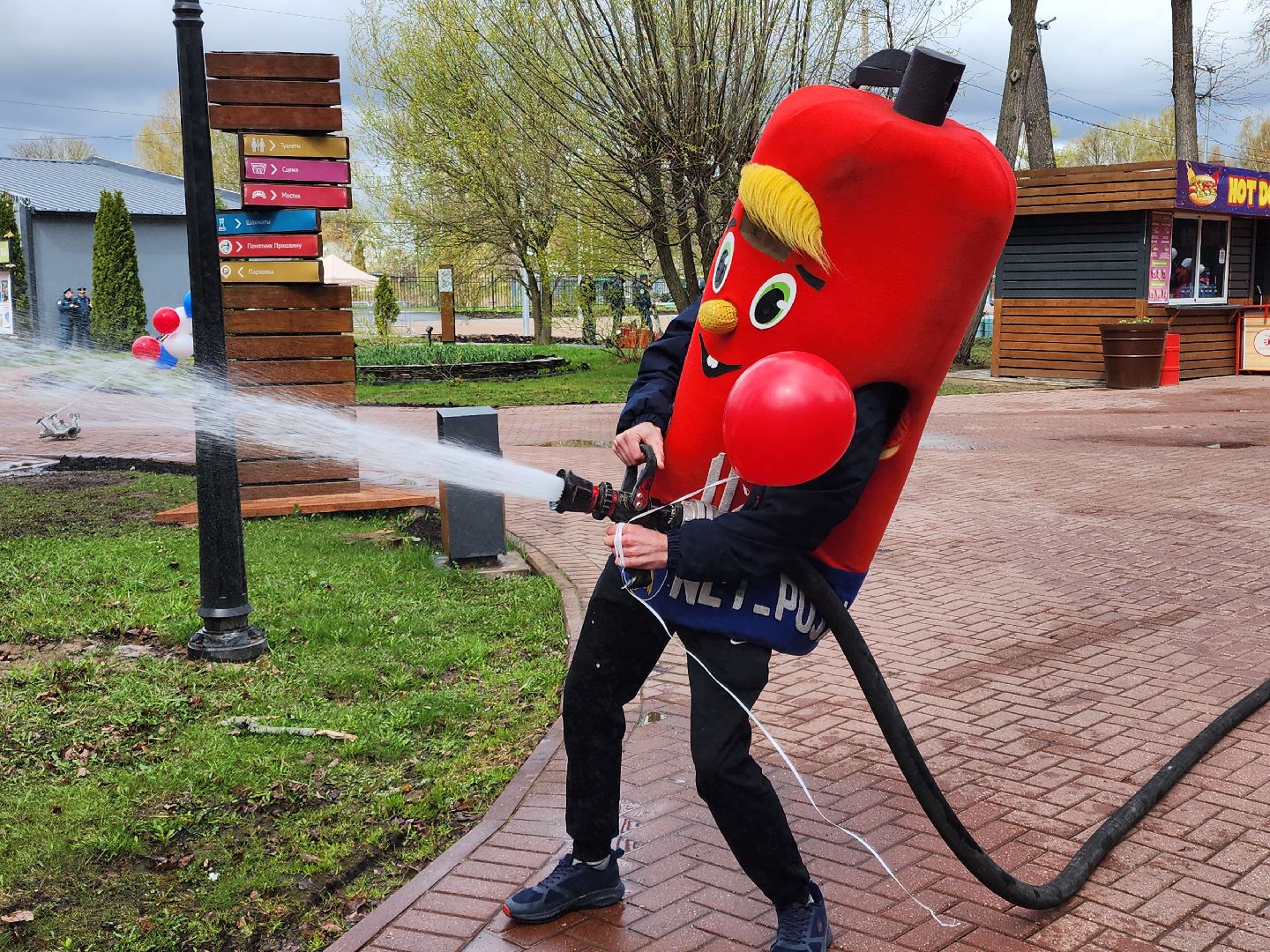 пожарные