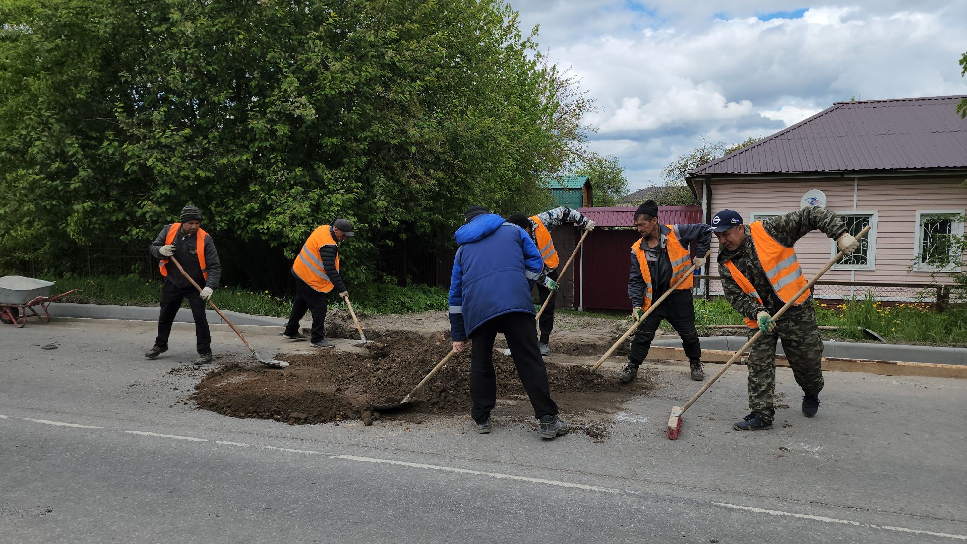 Ремонт дороги