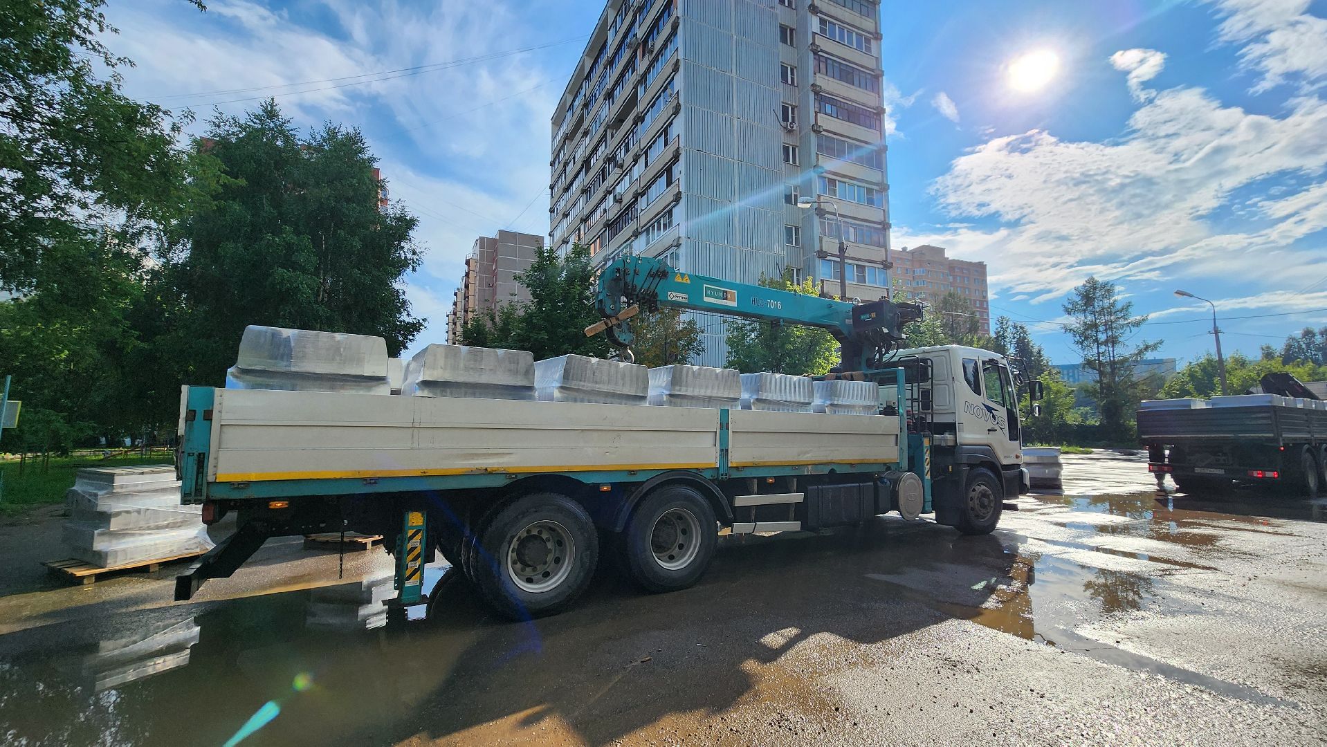 установка бордюров