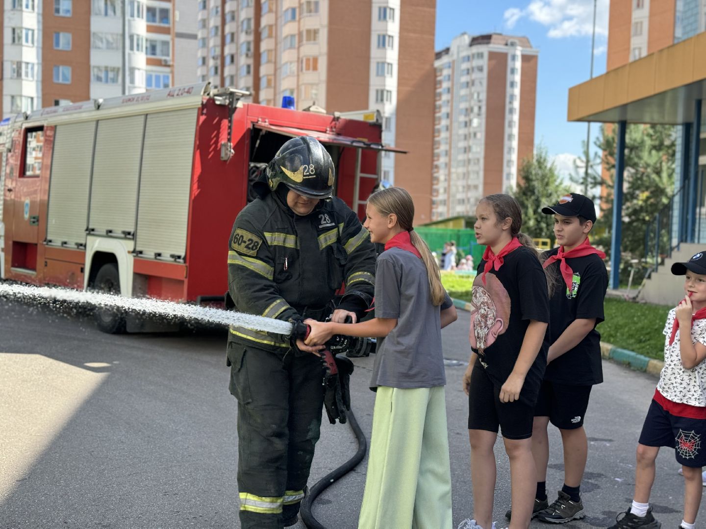 пожарные учения