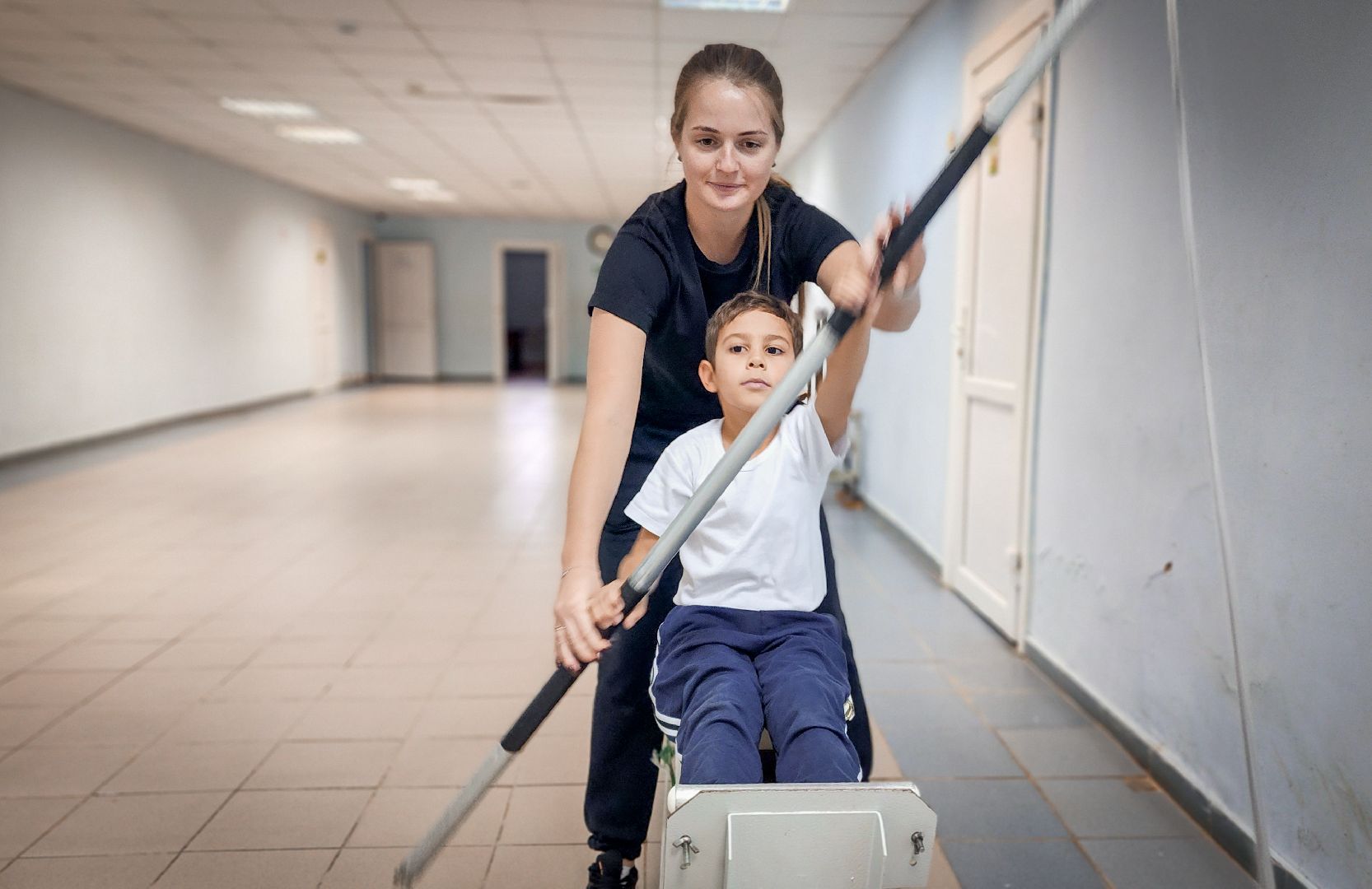 набор детей в греблю