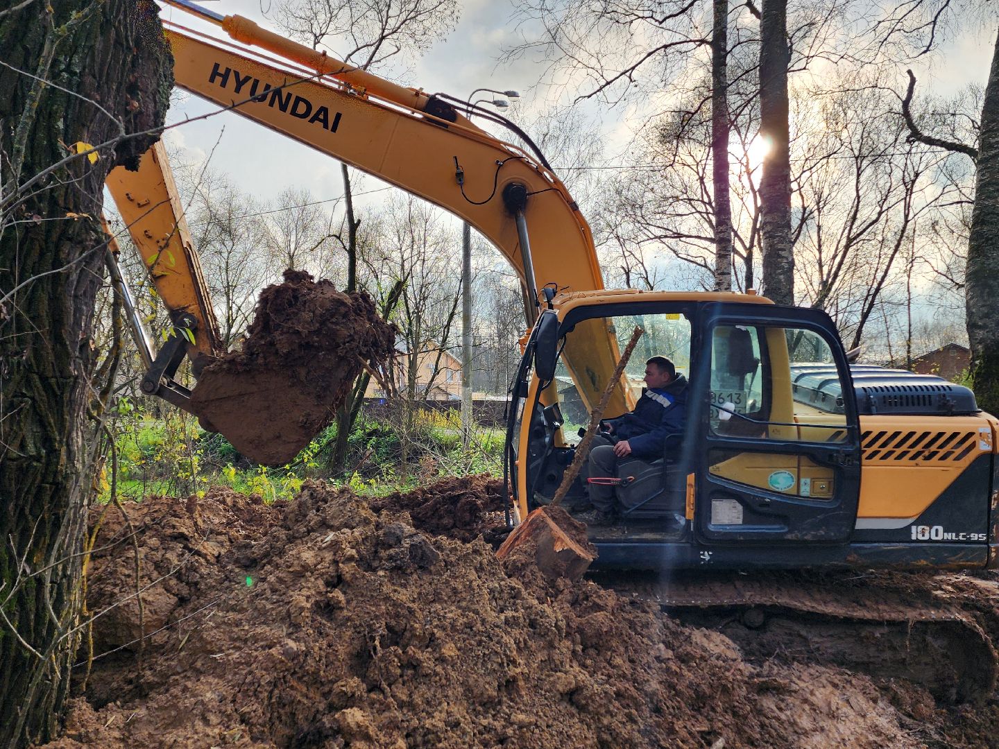 укладка новых труб