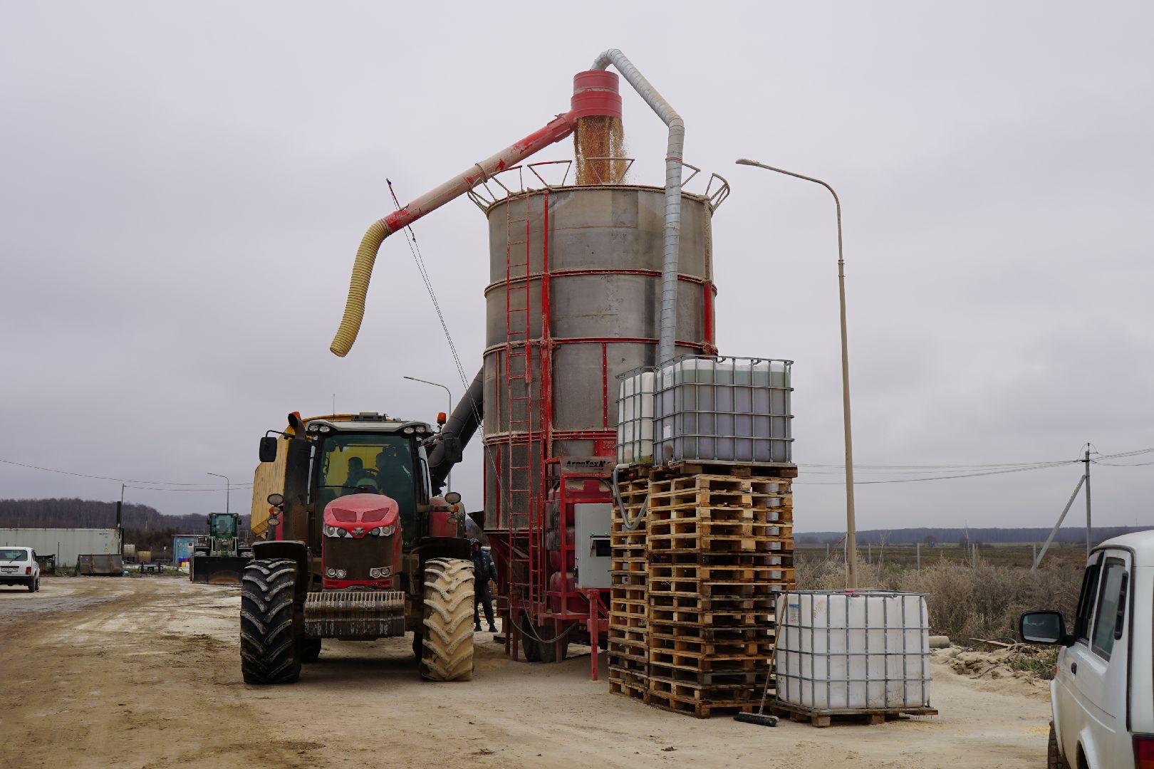 сушка кукурузы