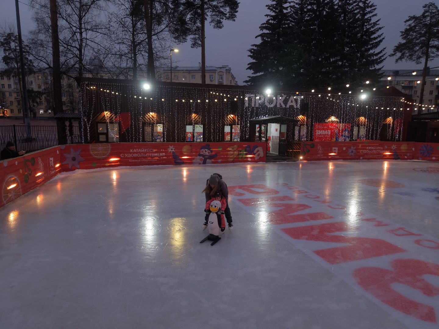 каток в парке Пехорка