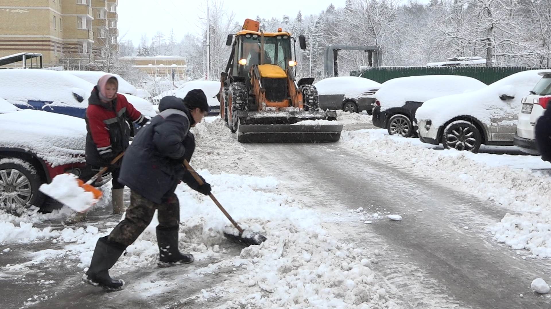 власиха уборка снега